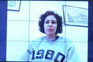 A deputada federal Carla Zambelli presta depoimento na CCJ da Câmara
