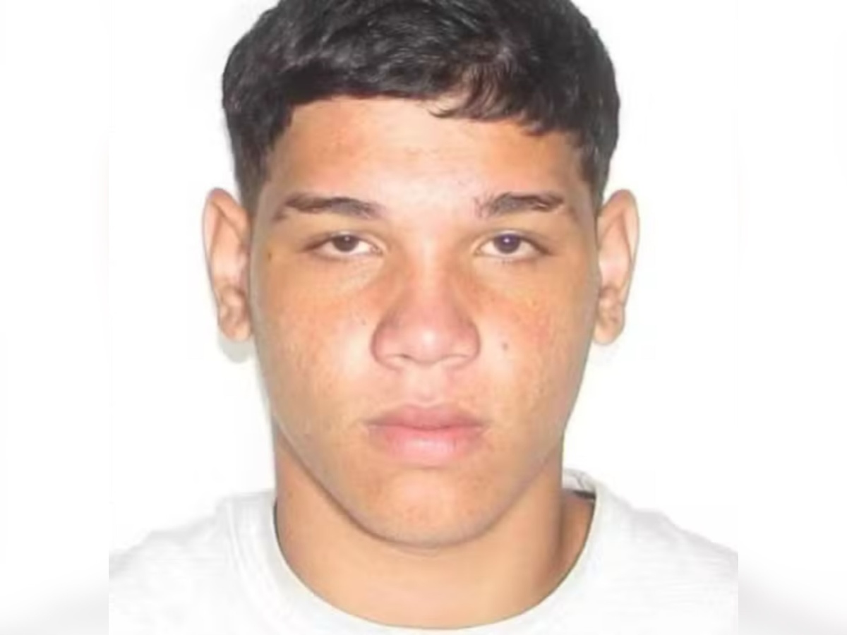A vítima, Luis André, de 19 anos