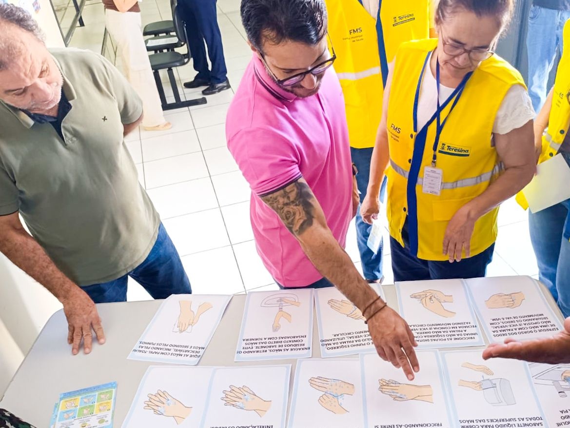 Ação reforça importância da higienização das mãos para evitar doenças