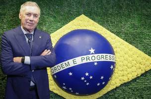 Ancelotti terá vínculo com a Seleção Brasileira até a Copa de 2030. (Foto: RAFAEL RIBEIRO/CBF)