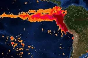 Aquecimento do Pacífico aumenta temor de eventos climáticos extremos no Brasil. (Foto: Reprodução Movimiento Ciudadano frente al Cambio Climático)