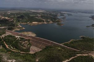 Aumento da vazão da Barragem Jaburu I mantém órgãos em alerta no norte do Piauí. (Foto: Cogerh)
