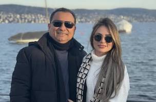 Evaldo Gomes e esposa (Foto: Reprodução)