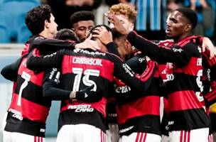 Flamengo comemora vitória sobre o Grêmio na 15ª rodada do Brasileirão (Foto: Gilvan de Souza/Flamengo)