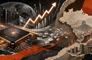 Mercado global redireciona investimentos para empresas ligadas à inteligência artificial. (Foto: Reprodução/imagem gerada por IA)