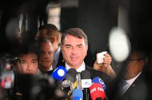 O pré-candidato à Presidência pelo PL, Flávio Bolsonaro. Foto: Edilson Rodrigues/Agência Senado (Foto: Divulgação / InfoMoney)
