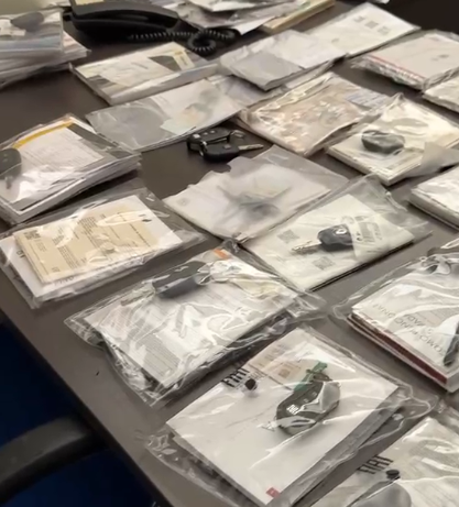 Polícia apreendeu documentos em operação contra esquema de veículos em Teresina