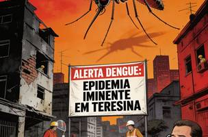 Relatório interno alerta para avanço da dengue e falhas no combate em Teresina. (Foto: Imagem gerada por IA.)