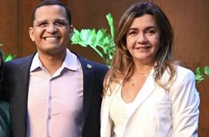Secretário Ismael Silva com a Secretária Executiva Irene Lustosa. (Foto: Reprodução)