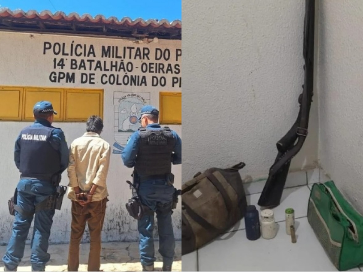 Suspeito foi preso após a mãe procurar a polícia e denunciar o filho