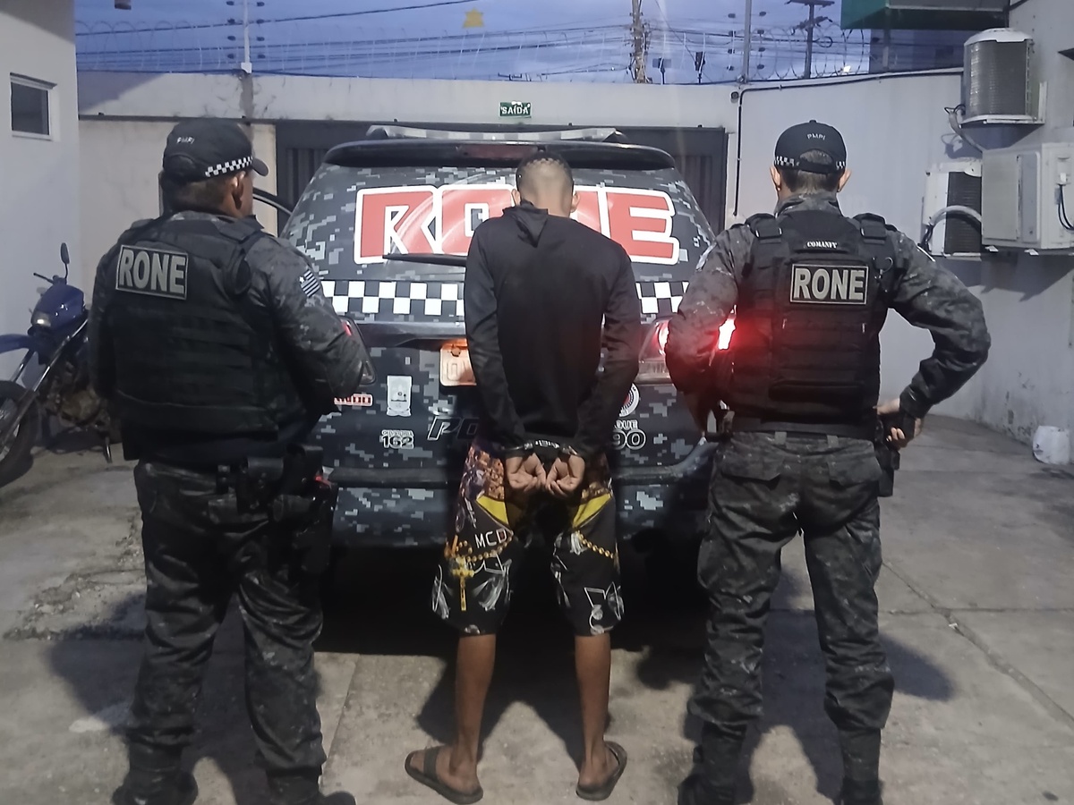 Suspeito tentou resistir a abordagem, mas foi capturado e preso nesta quarta (13)