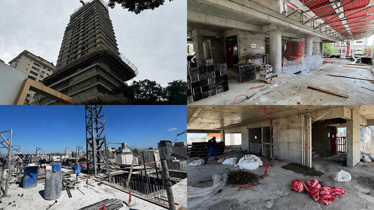 Triplex está em fase de construção no edifício Oscar 900