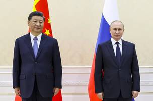 Xi Jinping e Vladimir Putin (Foto: AFP)