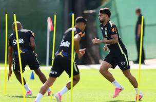 1º treino contra Haiti (Foto: Seleção Brasileira)
