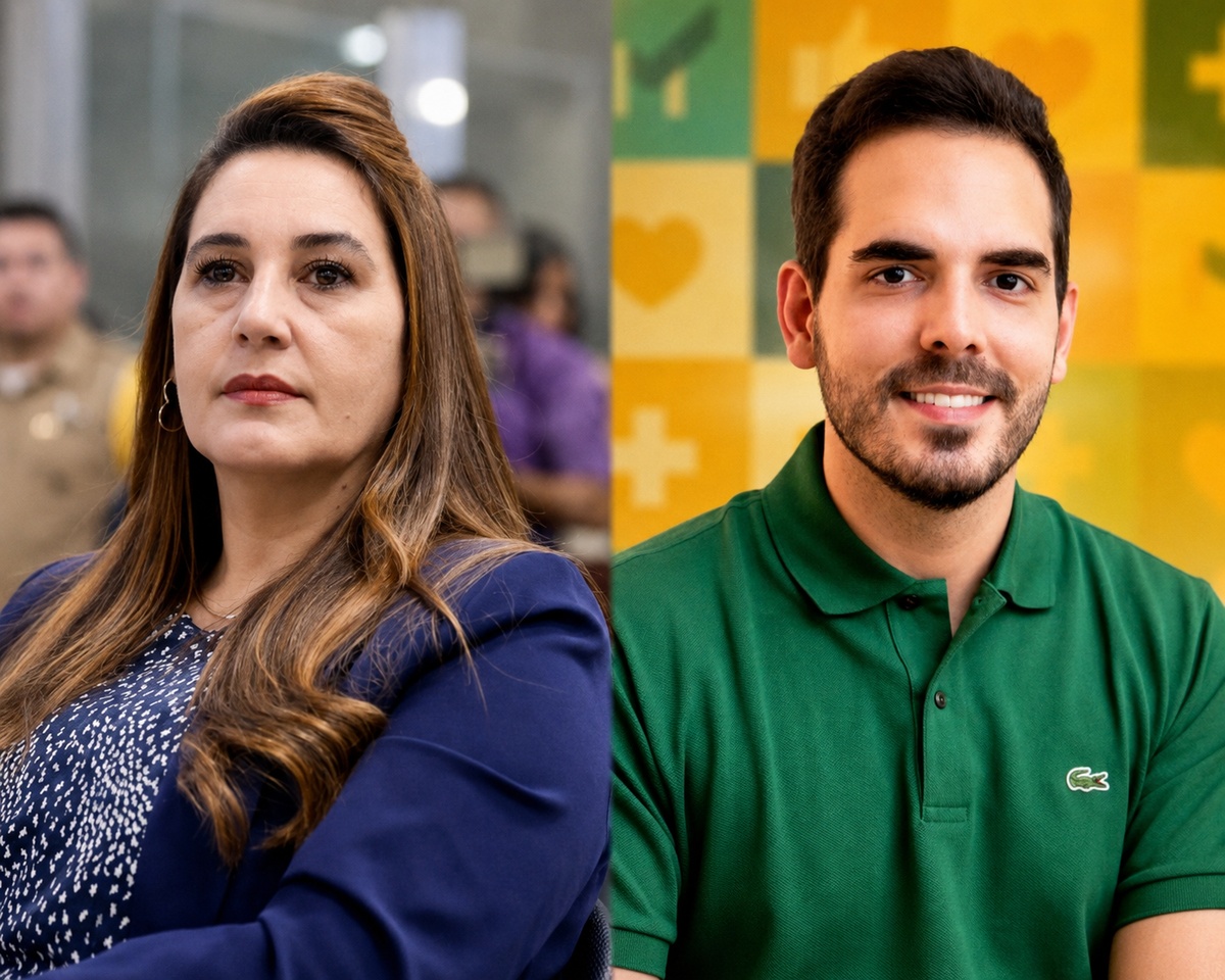 Ana Fidelis e Marcos Aurelio Sampaio