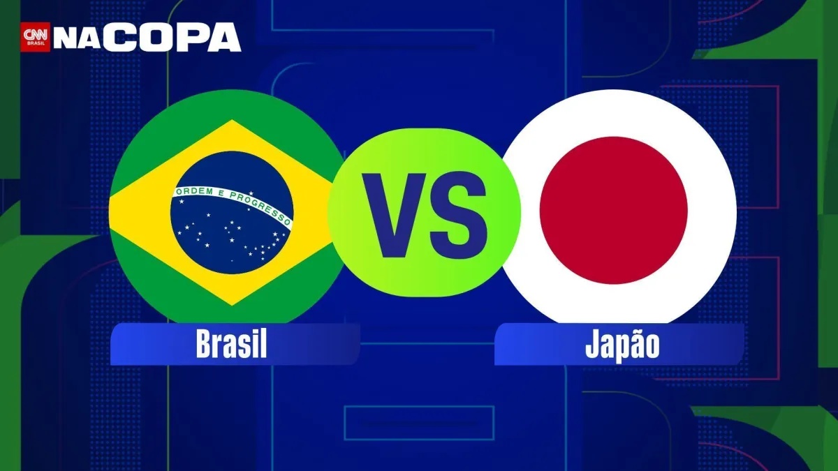 Brasil encara o Japão em busca da classificação para as oitavas de final da Copa do Mundo.