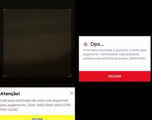 Candidatos relataram falhas em boletos e PIX no último dia para pagamento da inscrição.
