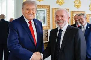 Donald Trum e Lula durante encontro na Casa Branca (Foto: Reprodução/Instagram)