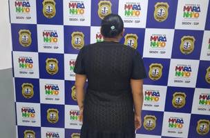Foragida foi capturada em Timon, no Maranhão (Foto: Divulgação/Policia Civil do Maranhão)