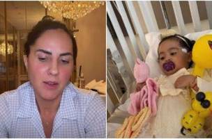 Graciele Lacerda diz que filha com Zezé teve de retirar nódulo do rosto (Foto: Instagram / Graciele Lacerda)