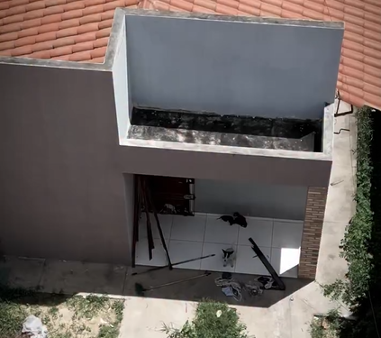 Imagens capturadas por drone em operação do Naca