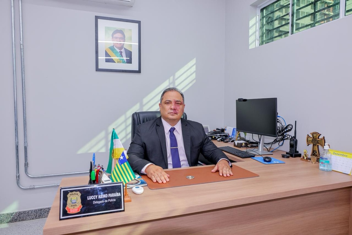 Luccy Keiko, delegado-geral da Polícia Civil do Piauí