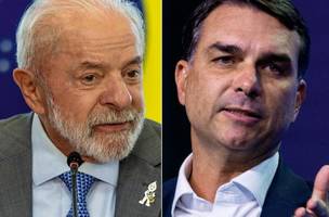 Lula e Flávio Bolsonaro (Foto: Brenno Carvalho/11-5-2026 e 19-5-2026)