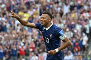 Mbappé comemora gol em França x Senegal na 2ª rodada da Copa do Mundo de 2026 (Foto: Getty Images)