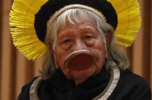 O líder indígena Raoni Metuktire, de 94 anos (Foto: foto: Agência Brasil)