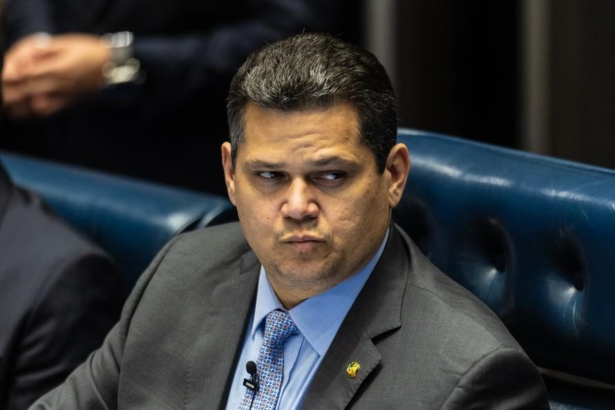 O presidente do Senado, Davi Alcolumbre