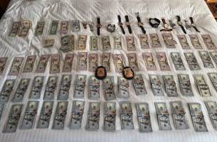 Polícia Federal apreendeu dólares e euros durante buscas ligadas ao senador Jaques Wagner. (Foto: Reprodução)