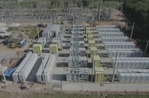 Sistema de armazenamento de energia em Registro (SP) (Foto: Divulgação)
