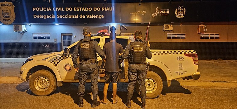 Suspeito foi conduzido a Delegacia Seccional de Valença