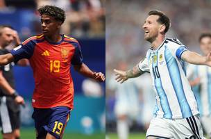 A final poderá garantir o segundo título mundial para a Espanha, ou o quarto para a Argentina (Foto: Reprodução/@sefutbol e Reprodução/@leomessi)