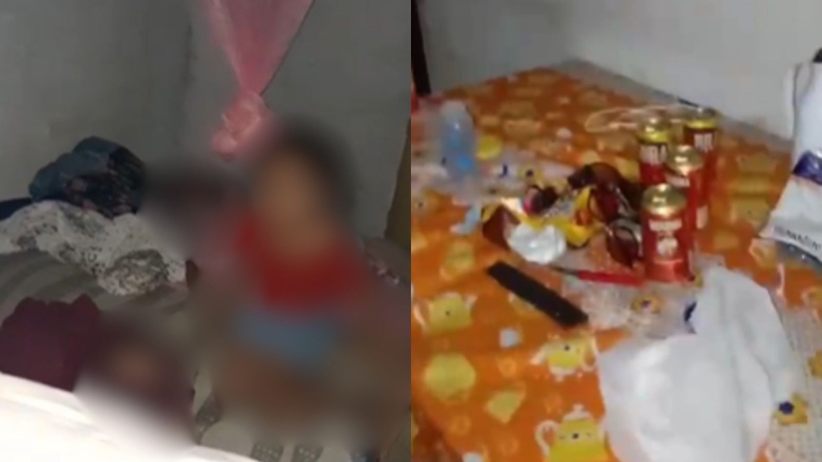 Crianças foram encontradas sozinhas dentro de uma residência