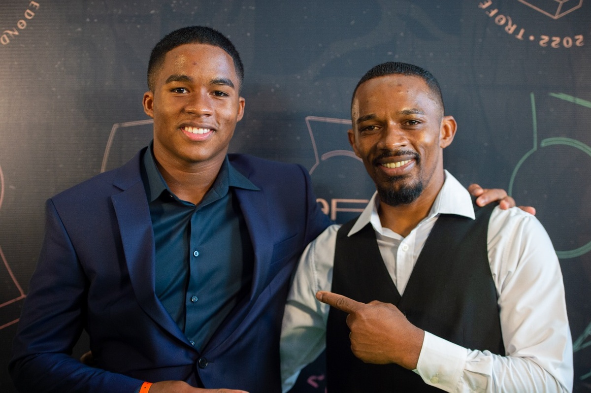 Endrick e o pai Douglas