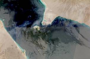 Estreito de Bab el-Mandeb é uma das principais rotas do comércio mundial de petróleo. (Foto: Nasa Worldview/Divulgação via REUTERS)