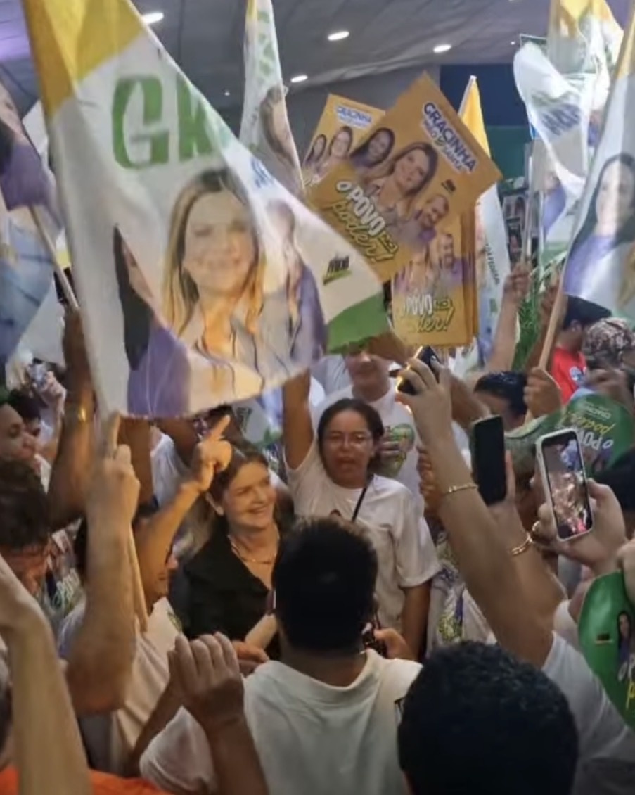 Gracinha durante convenção no Atlantic City, em Teresina