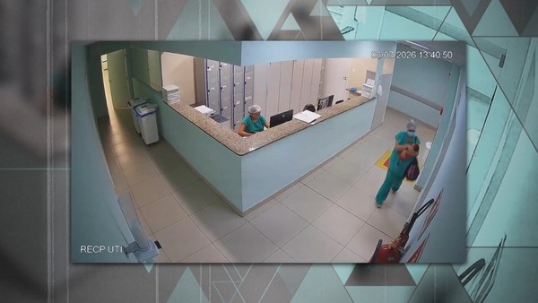 Imagens de câmeras de segurança registraram toda a ação