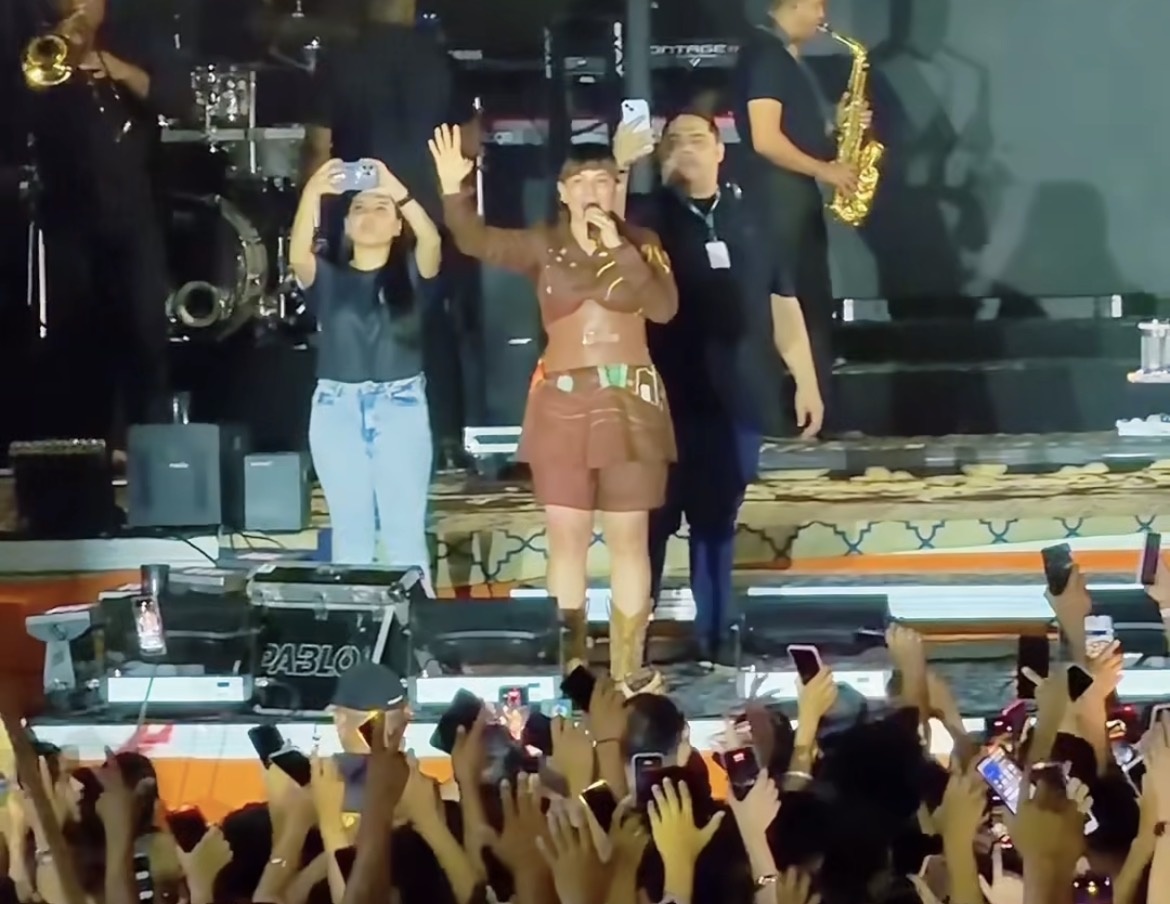 Ivanaria Sampaio fez festa junina em esperantina para agitar o meio político. Ela disse que vota em Ciro e não em Julio César