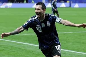 Messi comemorando gol sobre a Inglaterra na Copa do Mundo 2026 (Foto: Divulgação/FIFA)