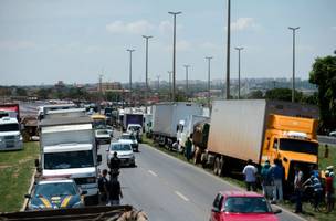 Paralisação dos caminhoneiros (Foto: Agência Brasil)