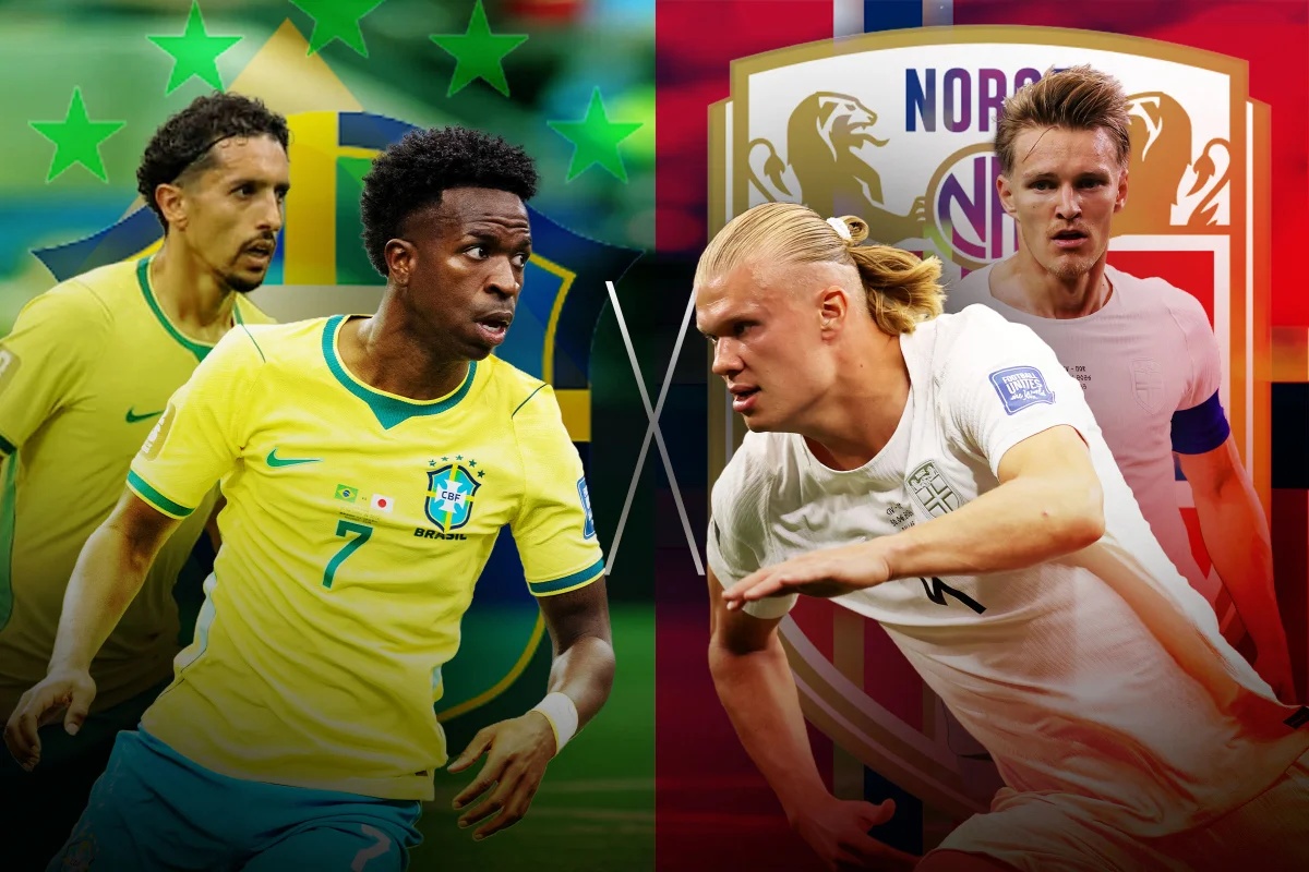 Partida marca o duelo entre Vini Jr e Haaland
