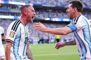 Polícia de Atlanta reforçou a segurança para a semifinal entre Inglaterra e Argentina. (Foto: Reprodução)