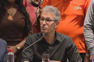 Romeu Zema durante convenção que oficializou sua candidatura à Presidência. (Foto: CNN Brasil)