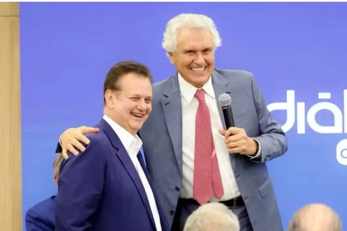 Ronaldo Caiado e Gilberto Kassab