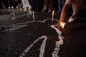 São Paulo (SP), 31/10/2025 - Pessoas na Avenida Paulista durante manifestação contra a operação policial Contenção no Rio de Janeiro. Foto: Paulo Pinto/Agência Brasil (Foto: © Paulo Pinto/Agência Brasil)