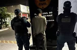 Suspeito foi preso após denúncias dos familiares (Foto: PMPI)