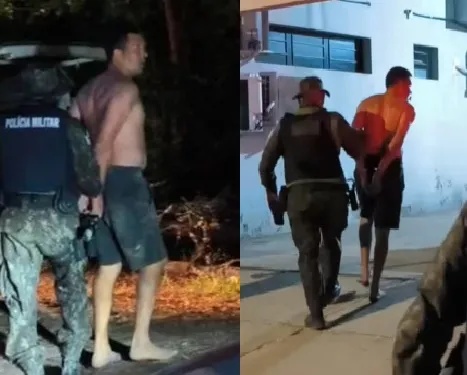 Suspeito foi preso em flagrante na tarde de segunda-feira (13)