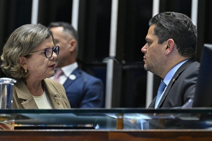 Teresa Leitão e Davi Alcolumbre